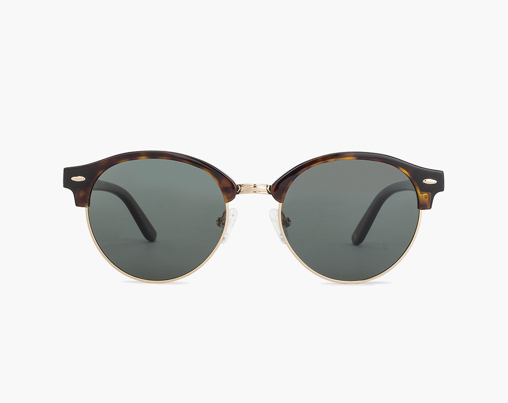 Tortoise full rim round eye glasses