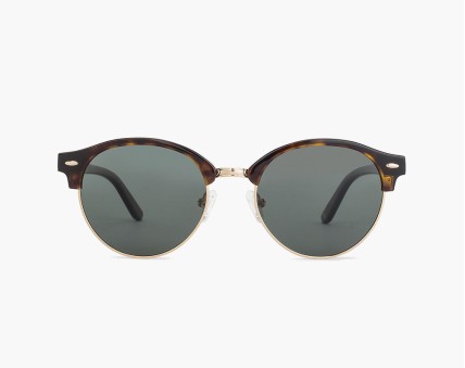 Tortoise full rim round eye glasses