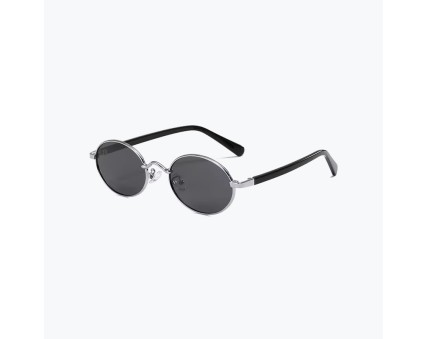 Classic Metal Frame Retro Round Polarized Sunglasses