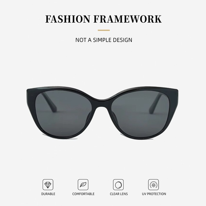 Retro Minimalist TR90 Polarized Sunglasses