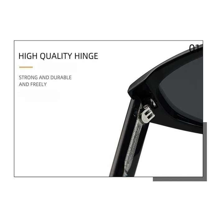 UV-Blocking Retro TR90 Sunglasses