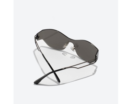 Avant-Garde One-Piece Frameless Sunglasses
