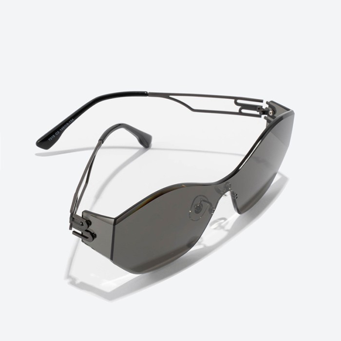 Avant-Garde One-Piece Frameless Sunglasses