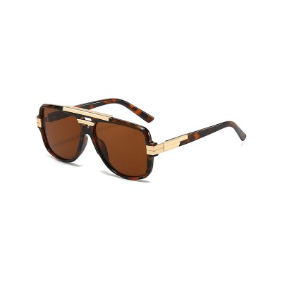 Metal Square Oversized Frame Gradient Sunglasses Metal Square Oversized Frame Gradient Sunglasses