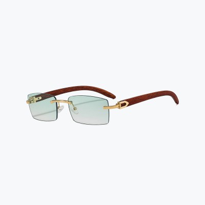 Frameless Square Sunglasses