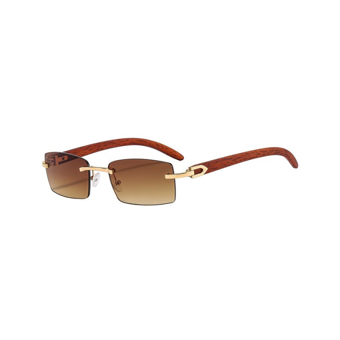Frameless Square Sunglasses