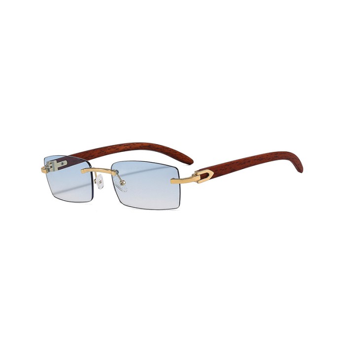 Frameless Square Sunglasses