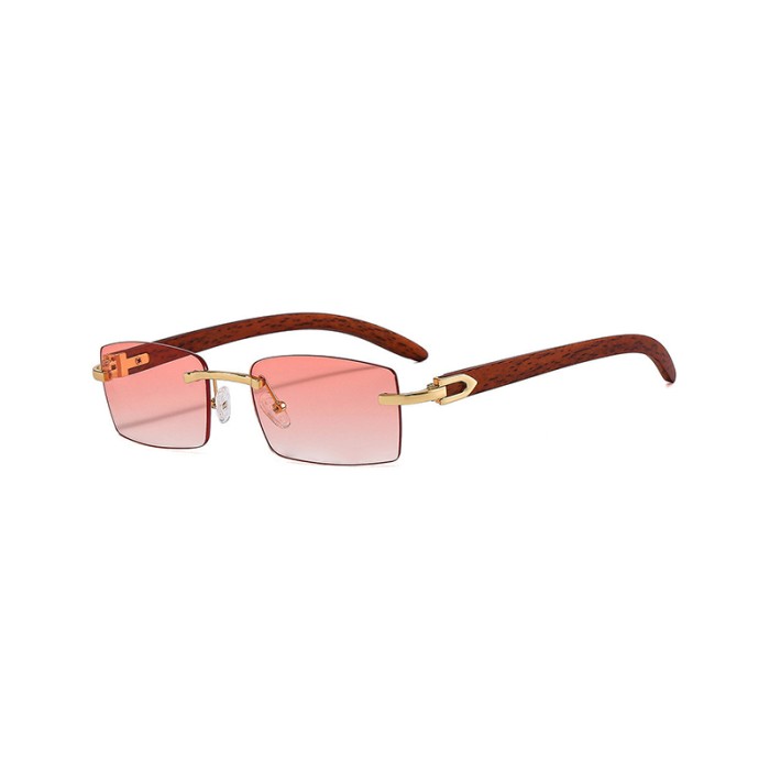 Frameless Square Sunglasses