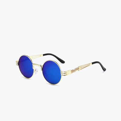 Round Frame Steampunk Style Sunglasses