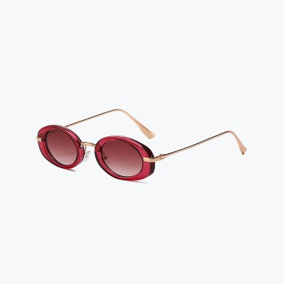 Small Frame Oval Retro Sunglasses
