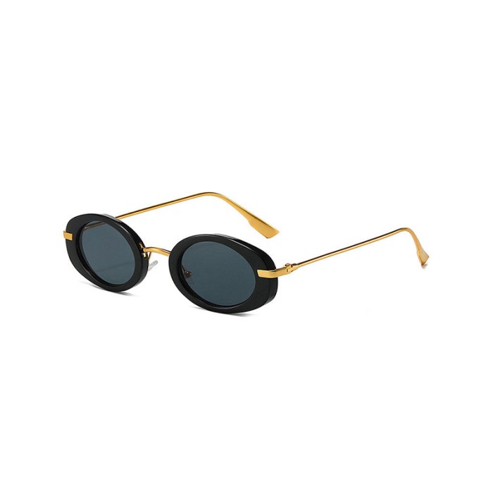 Small Frame Oval Retro Sunglasses