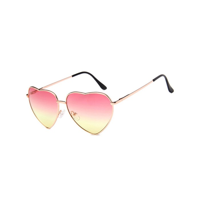 Heart-Shaped Gradient Lens Sunglasses