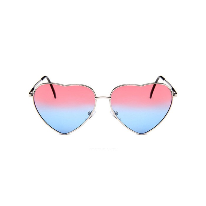 Heart-Shaped Gradient Lens Sunglasses