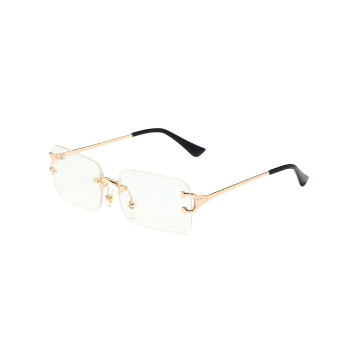Metal Frameless Personality Sunglasses