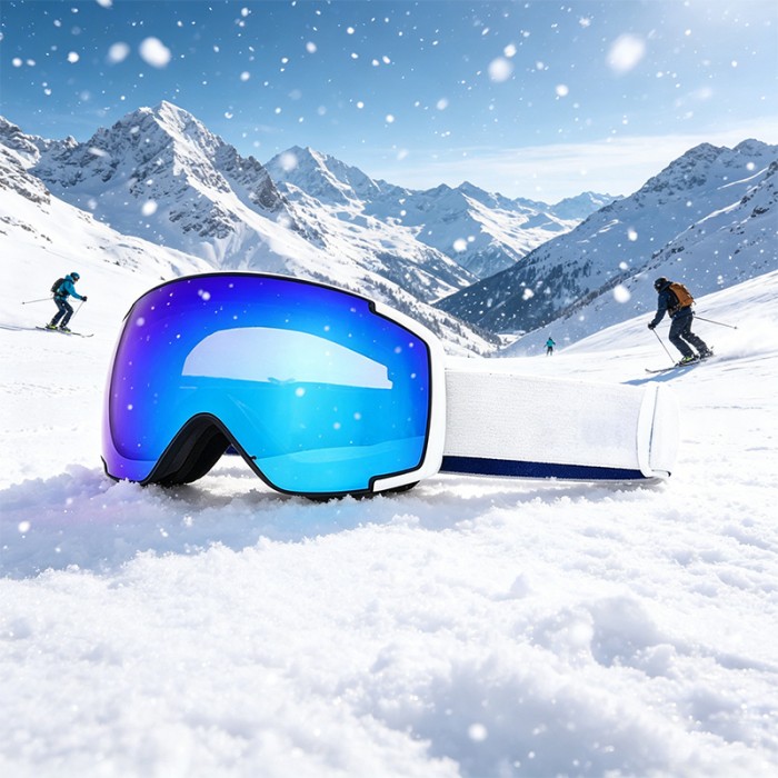 Winter Ski Goggles Replaceable Lens Anti-Fog Sports Glasses