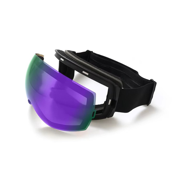 Magnetic Interchangeable Lens Anti-Fog Ski Goggles