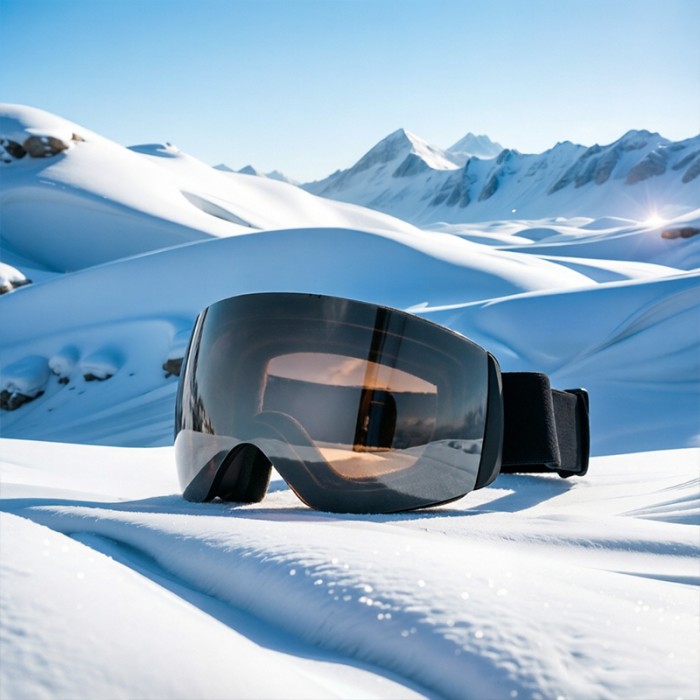 UV400 Anti-Fog Frameless Ski Goggles
