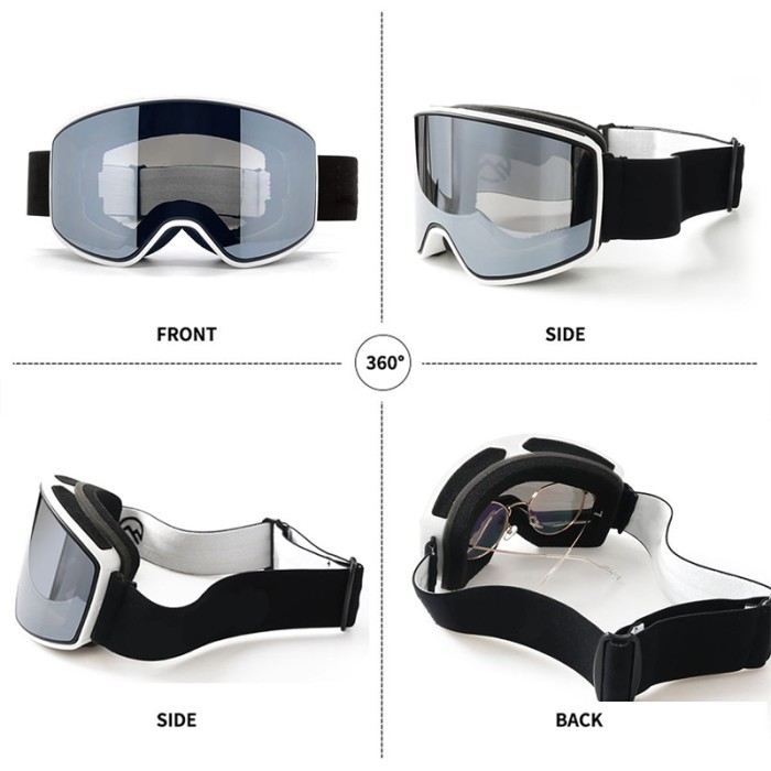Cylindrical Polarized Ski Goggles