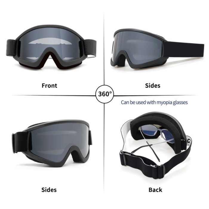 UV400 Protection Anti-Fog Ski Sports Goggles