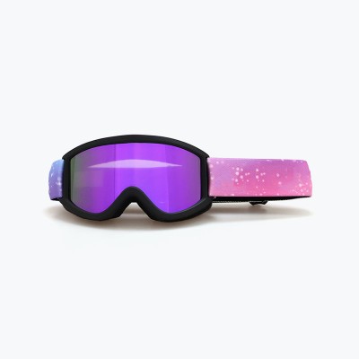 Printed Anti-Fog Children's Ski Goggles