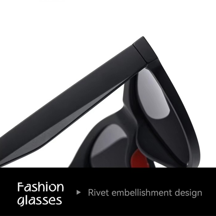 TR90 Square Minimalist Outdoor Polarized Sunglasses