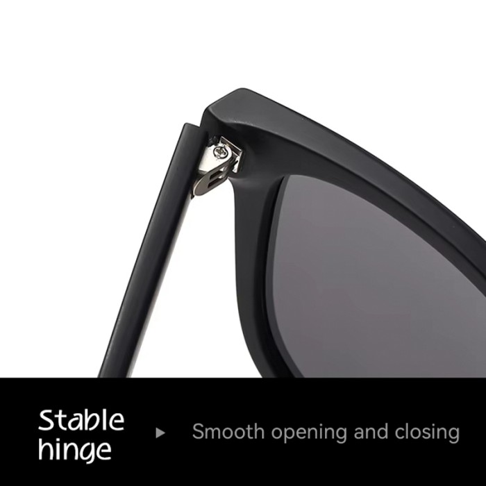 TR90 Square Minimalist Outdoor Polarized Sunglasses