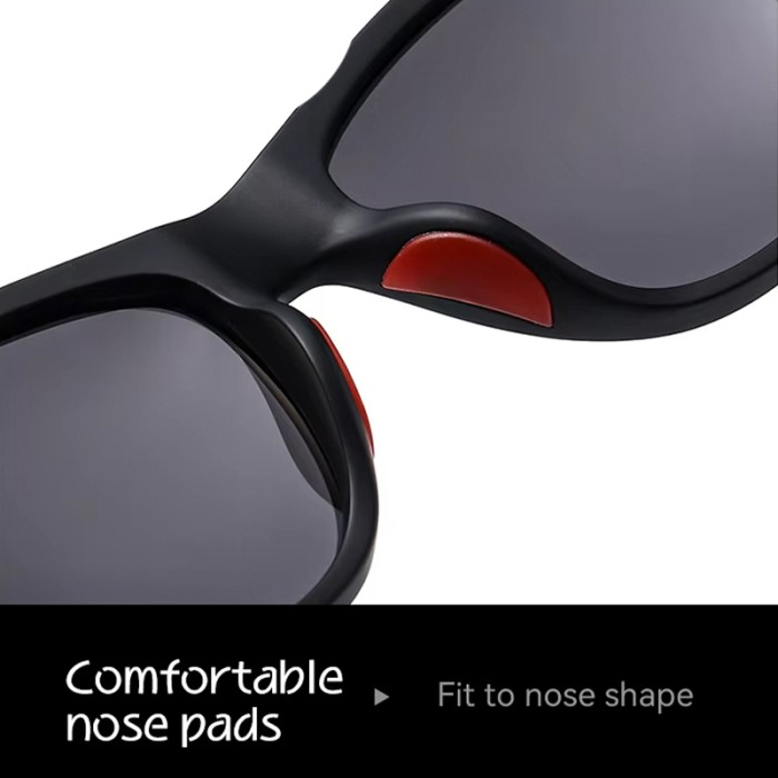 TR90 Square Minimalist Outdoor Polarized Sunglasses