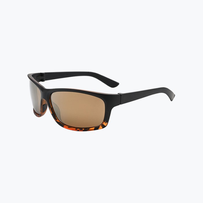 Rectangular TR90 Frame Polarized Sports Sunglasses