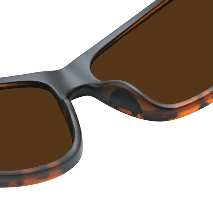 Rectangular TR90 Frame Polarized Sports Sunglasses