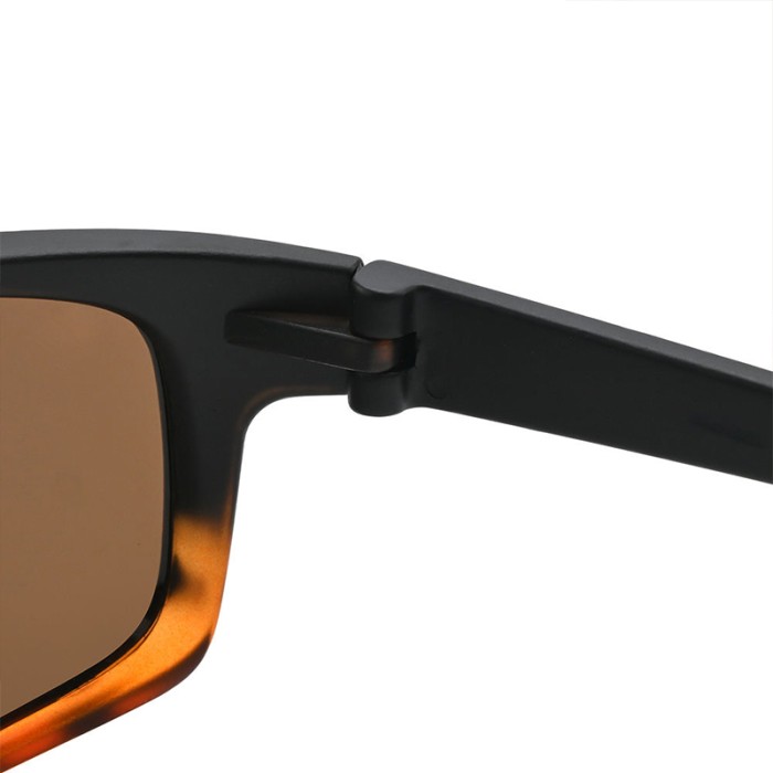 Rectangular TR90 Frame Polarized Sports Sunglasses