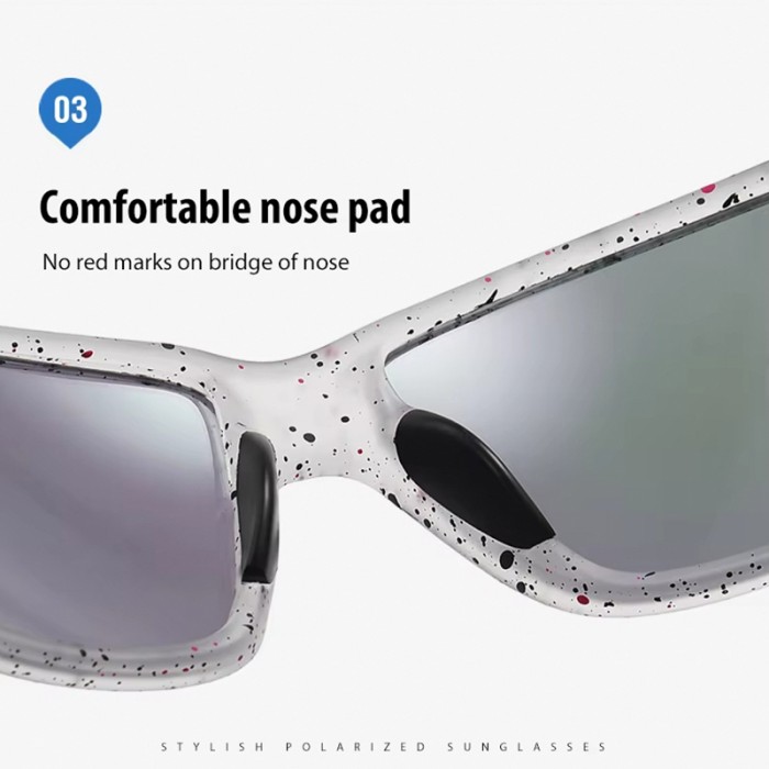 Polarized Sunglasses Rectangular Frame Driving Glasses