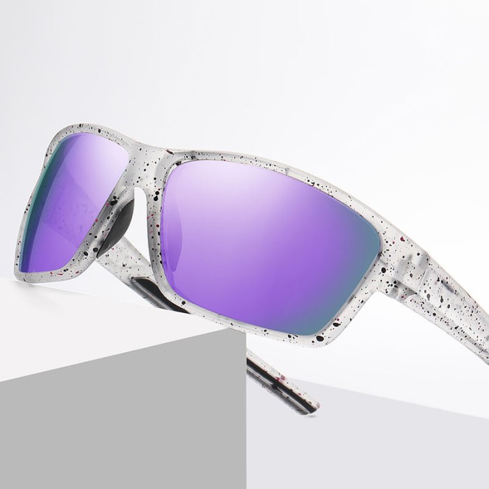 Polarized Sunglasses Rectangular Frame Driving Glasses