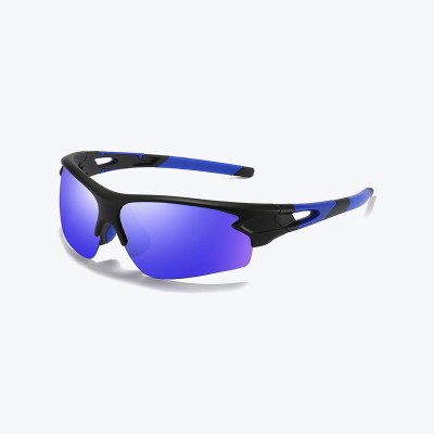 Fashionable Semi-Rimless Camouflage Sports Sunglasses