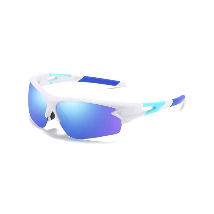 Fashionable Semi-Rimless Camouflage Sports Sunglasses