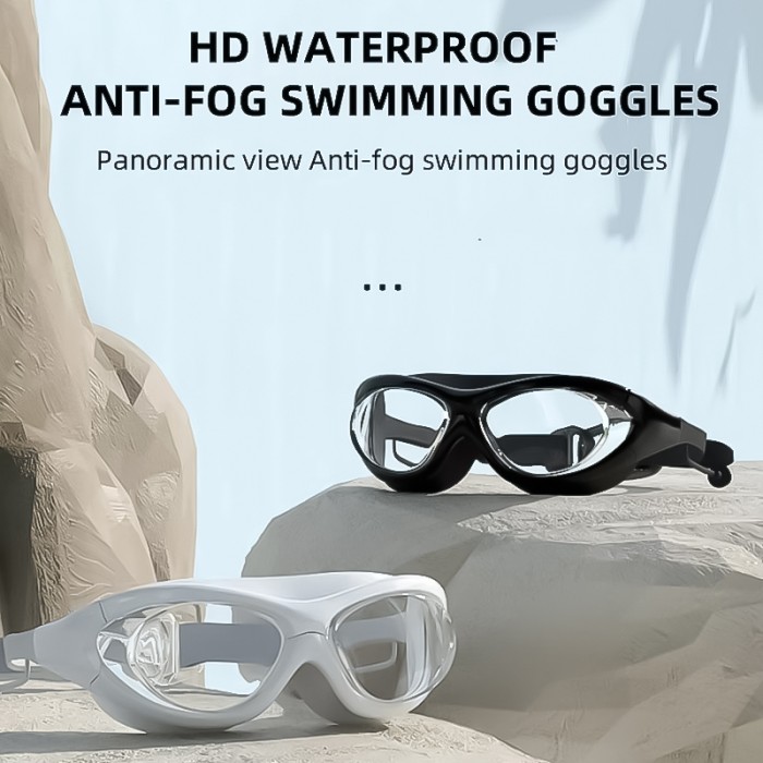 Anti-Fog Large Frame Swimming Goggles