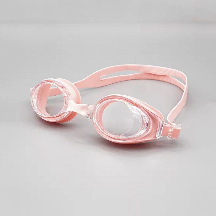 Adjustable Nearsighted Transparent Lens Swimming Goggles