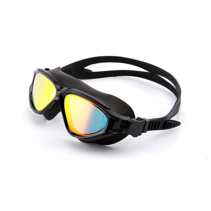 Large Frame Anti-Fog Silicone Swimming Goggles
