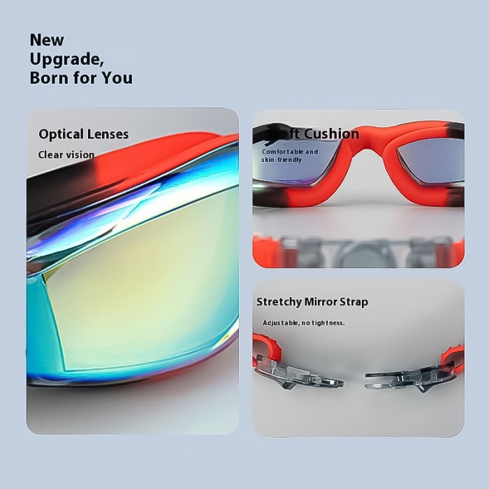 Children's Single Lens Anti-Fog Swimming Goggles