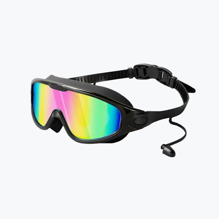 Professional Wide View Anti-Fog Swimming Goggles Set