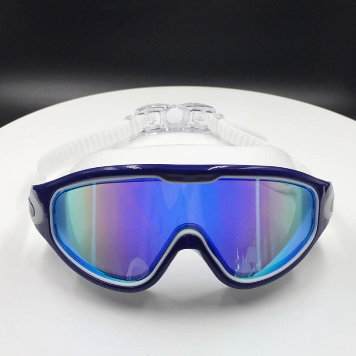 Professional Wide View Anti-Fog Swimming Goggles Set