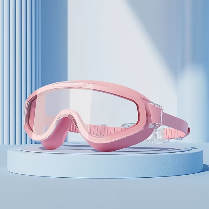Adjustable Silicone Gasket Swimming Goggles