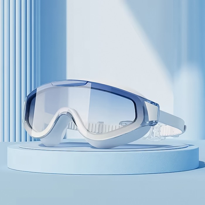 Adjustable Silicone Gasket Swimming Goggles