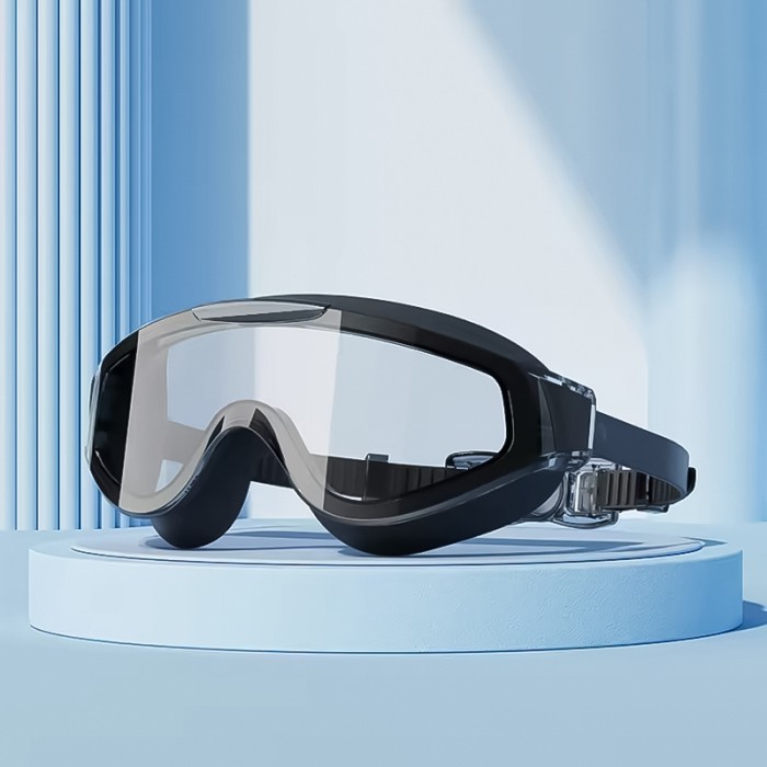 Adjustable Silicone Gasket Swimming Goggles